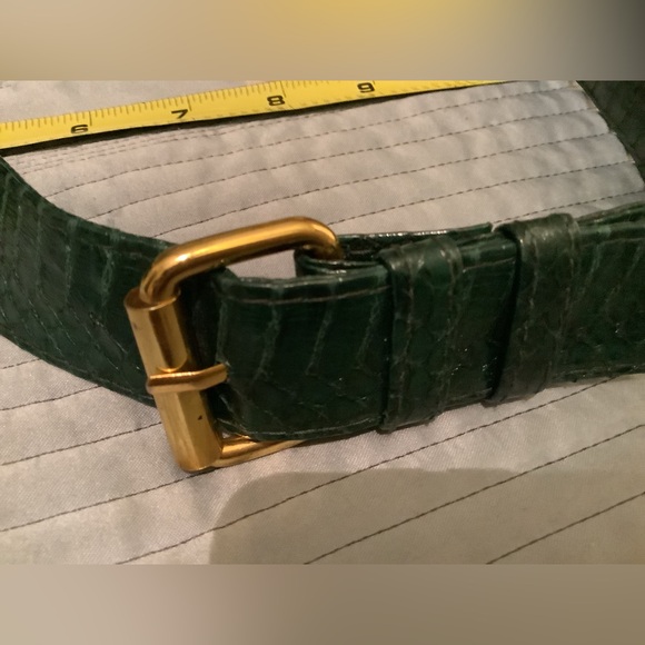 Beirn Snakeskin green Crossbody Handbag - Picture 6 of 9